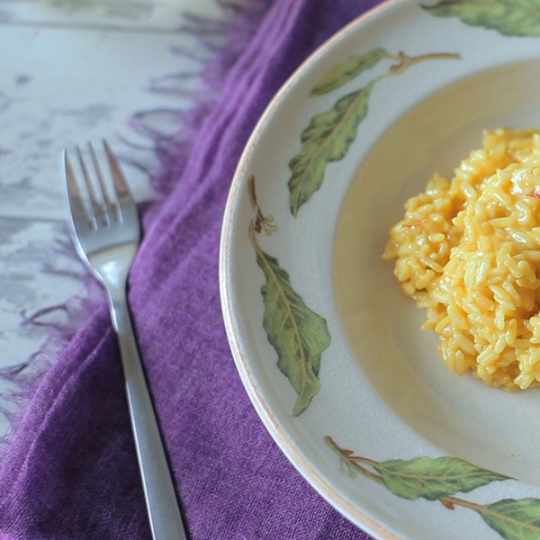 Saffron Risotto in the Pressure Cooker