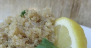 Quinoa and Spinach Pilaf