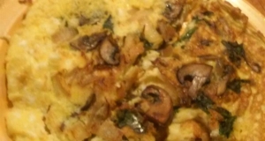 Mushroom Spinach Omelet