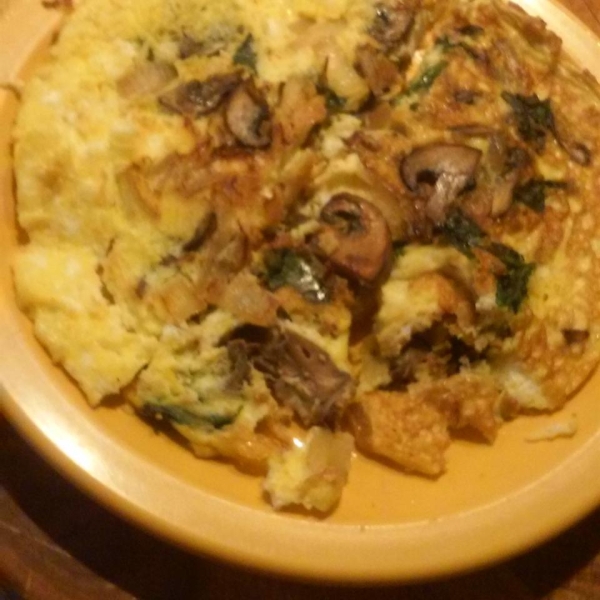 Mushroom Spinach Omelet