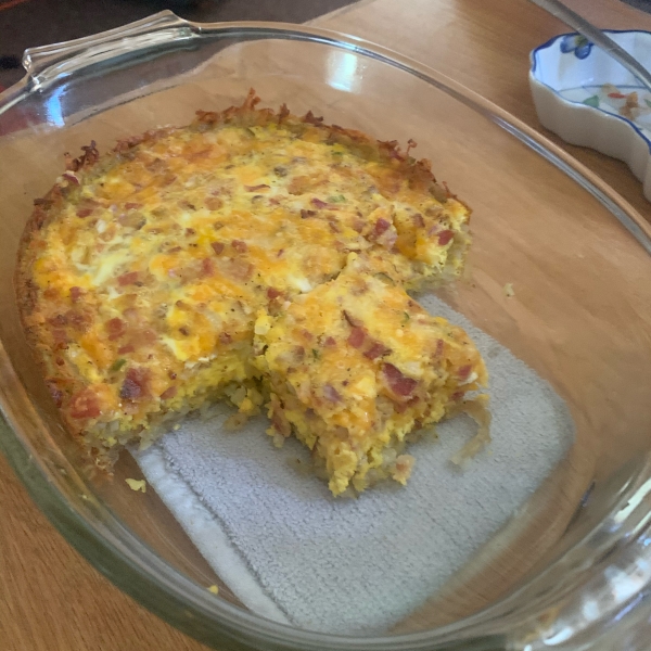 Hash Brown Quiche