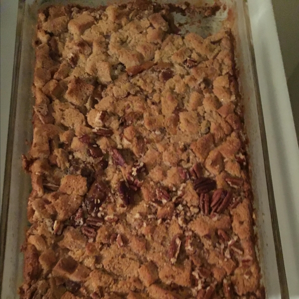 My Peach Bread Pudding