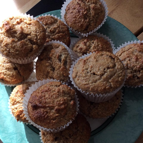 Whole Grain Banana Muffins