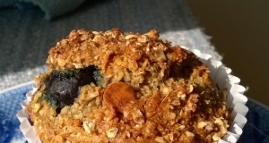 Blueberry Nut Oat Bran Muffins