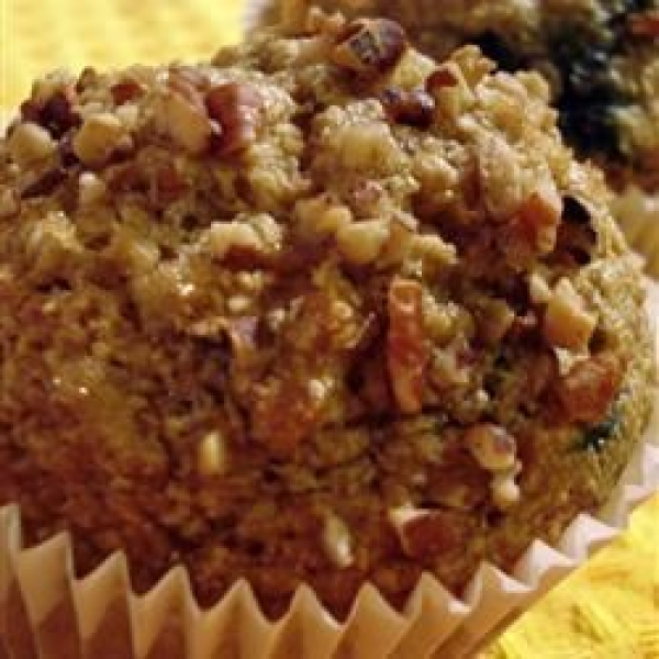 Blueberry Nut Oat Bran Muffins