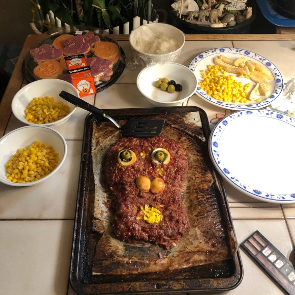 Halloween Zombie Meatloaf