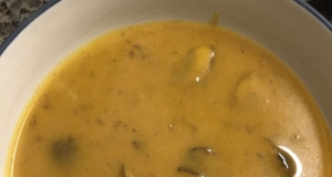 Curried Squash-Mushroom Soup