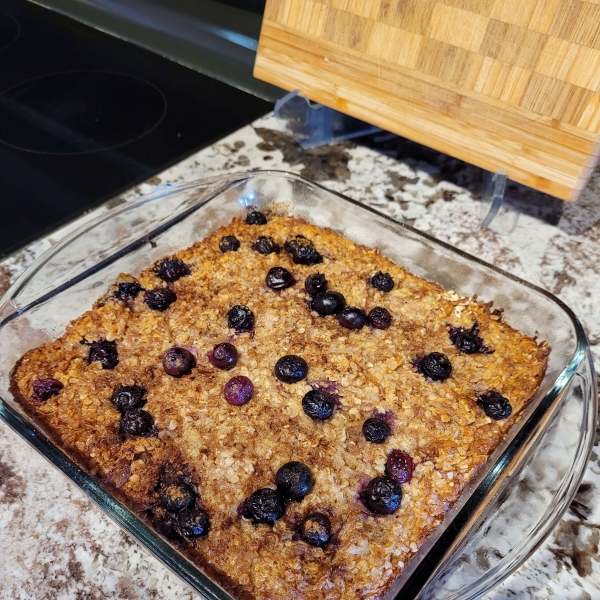 Coconut-Blueberry Baked Oatmeal