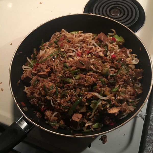 Vegan Fried Rice with Tofu
