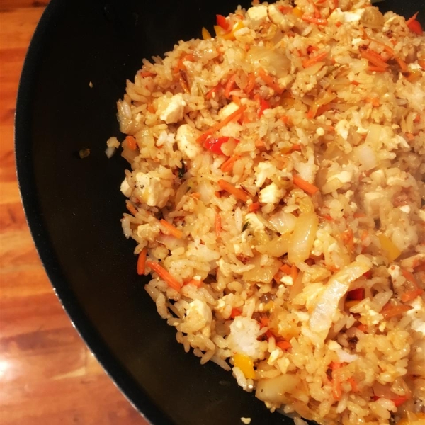 Vegan Fried Rice with Tofu