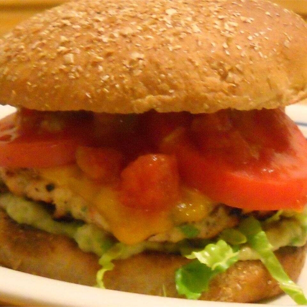 Green Chili Chicken Burgers