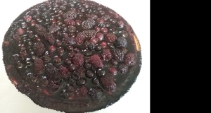 Blueberry Mulberry Custard Tart