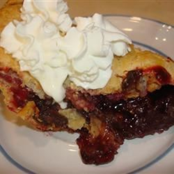 Blackberry-Chocolate Chip Pie