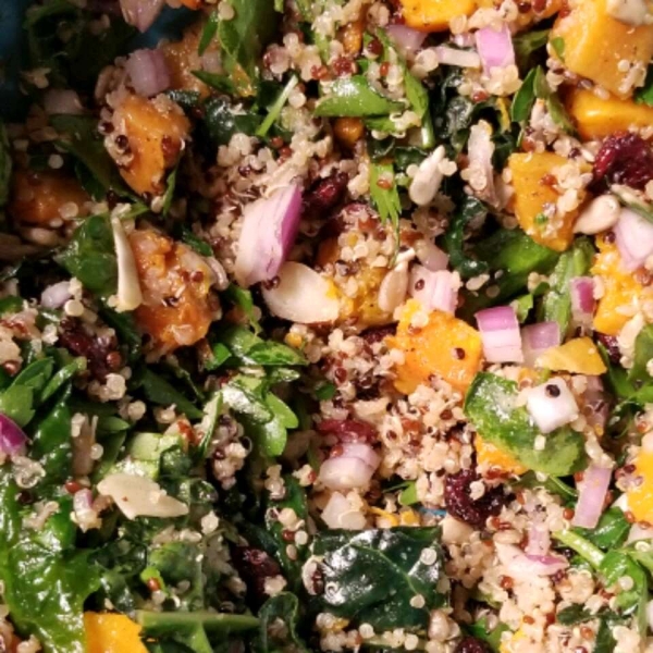 Quinoa, Butternut Squash, and Kale Salad