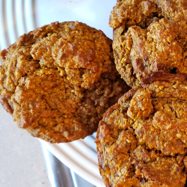 Pumpkin Banana Oat Muffins