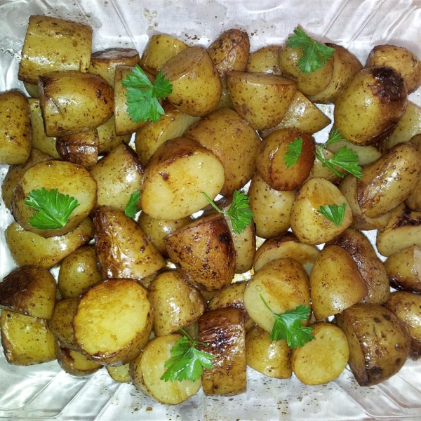 Balsamic Grilled Baby Potatoes