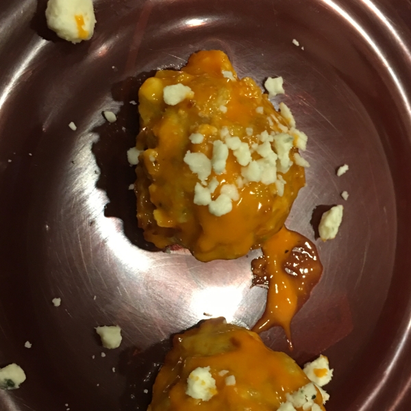 Stuffed Buffalo Chicken Meatballs