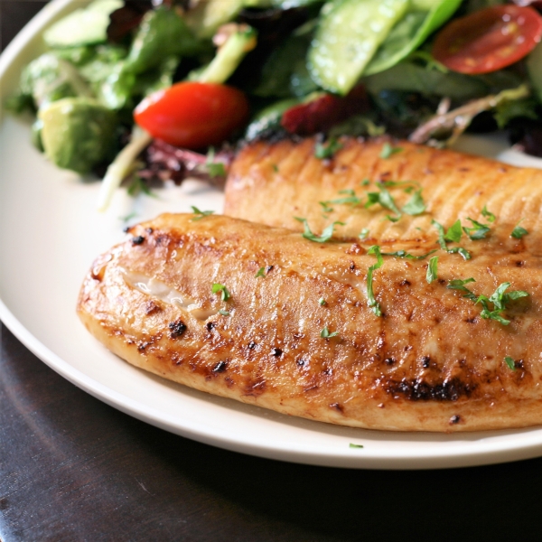 Broiled Honey-Soy Tilapia Fillets