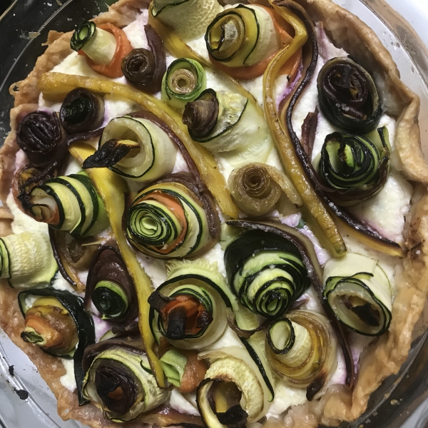 Veggie Rose Tart