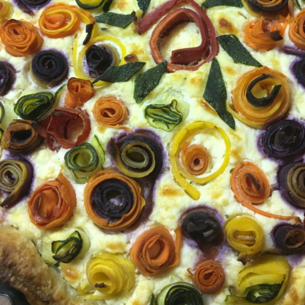 Veggie Rose Tart