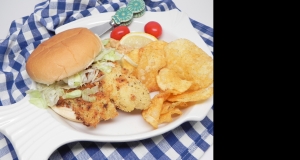 Baked Ranch Tilapia Burgers