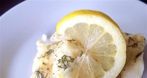 Salt-Crusted Lemon-Dill Cod Fillets