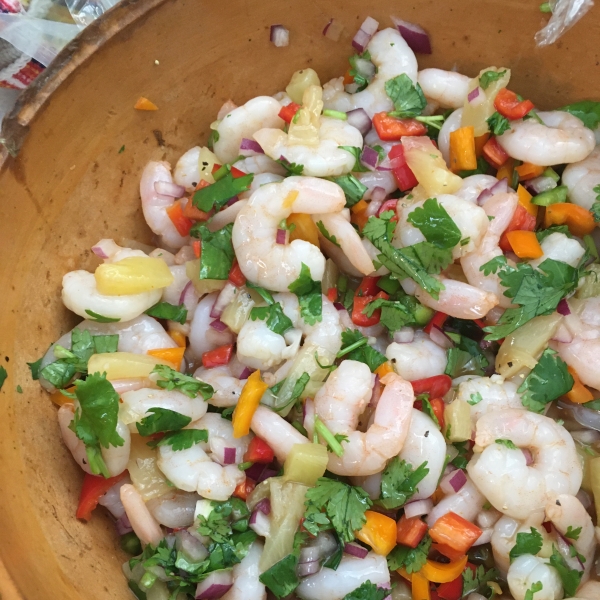 Shrimp and Pineapple Ceviche