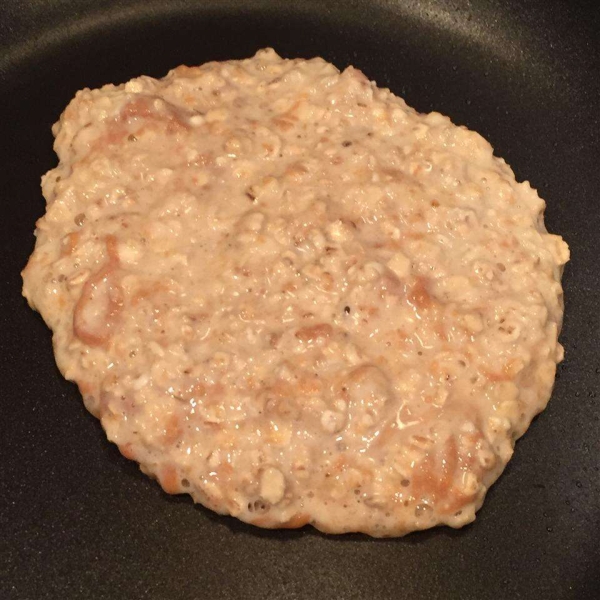 Peanut Butter and Jelly Oatmeal Pancakes