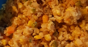 Vegetarian Fried Feta Rice by Andie