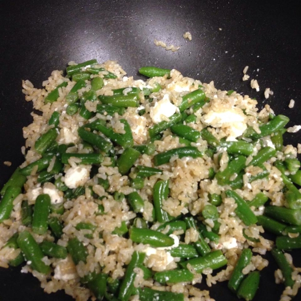 Vegetarian Fried Feta Rice by Andie