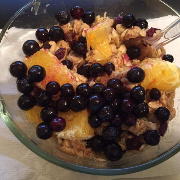 Cranberry-Orange Spiced Oatmeal