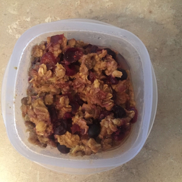Cranberry-Orange Spiced Oatmeal