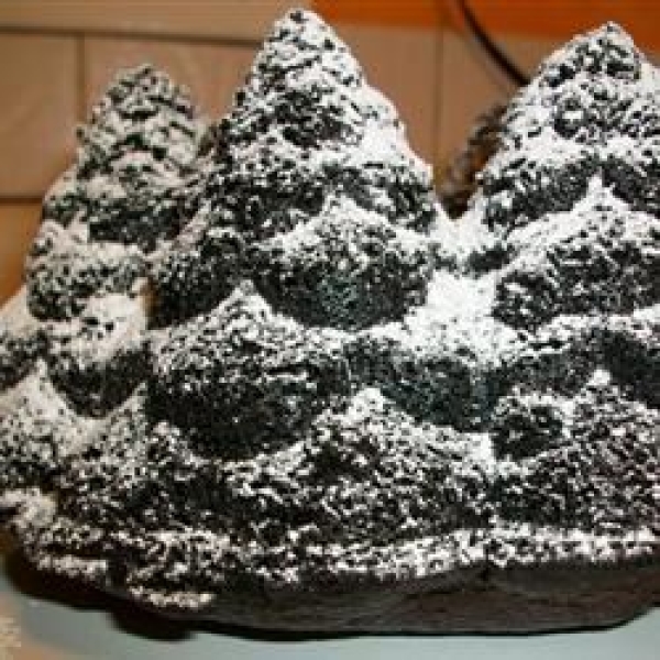 Chocolate Mint Mayonnaise Cake