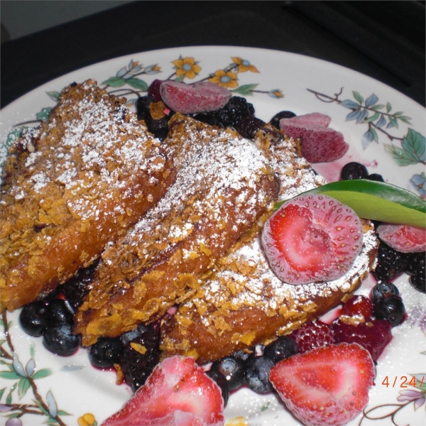 Three Cheese-Stuffed French Toast