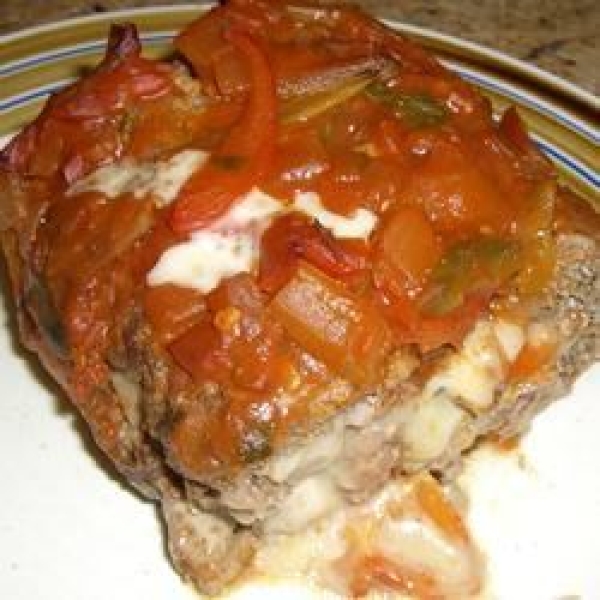 Da Beef Lover's Half Time Stuffed Meatloaf