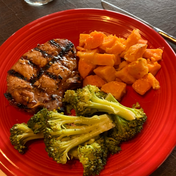 Gingered Sweet Potatoes with Orange Juice