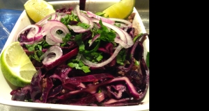 Vietnamese Beef and Red Cabbage Bowl