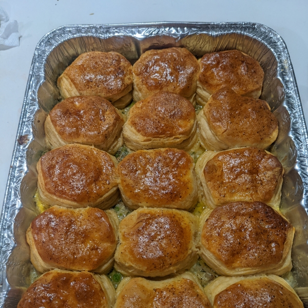 Mom's Fabulous Chicken Pot Pie with Biscuit Crust