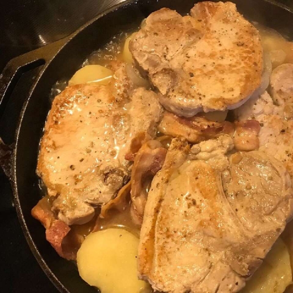 Grandmother's Pork Chop Dinner