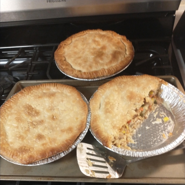 Dad's Leftover Turkey Pot Pie