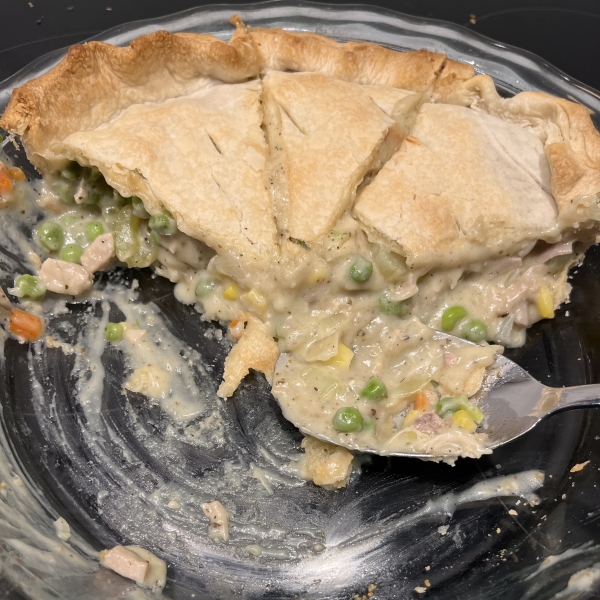 Dad's Leftover Turkey Pot Pie