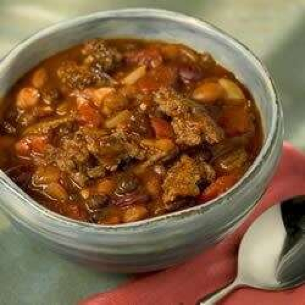 Three Bean Slow Burn Chili