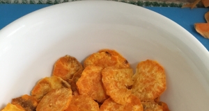 Microwave Sweet Potato Chips