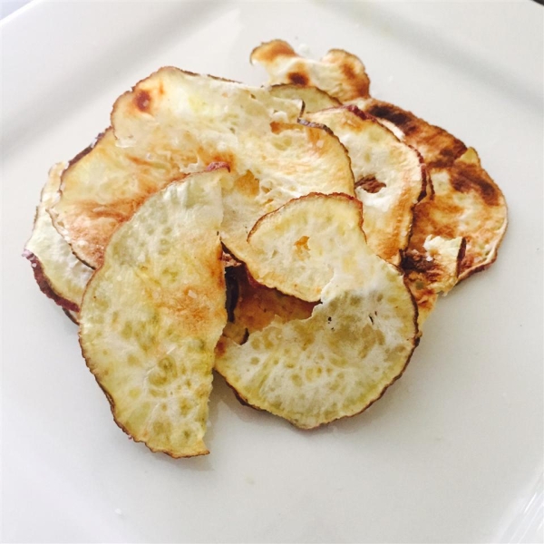 Microwave Sweet Potato Chips