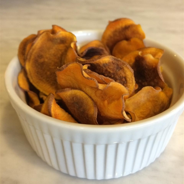 Microwave Sweet Potato Chips