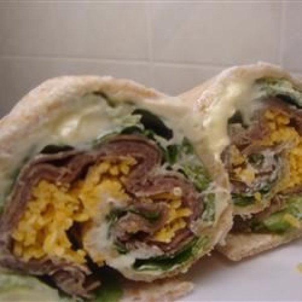 Roast Beef Horseradish Roll-Ups