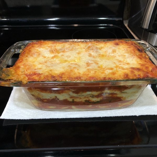 Easy Vegetarian Spinach Lasagna