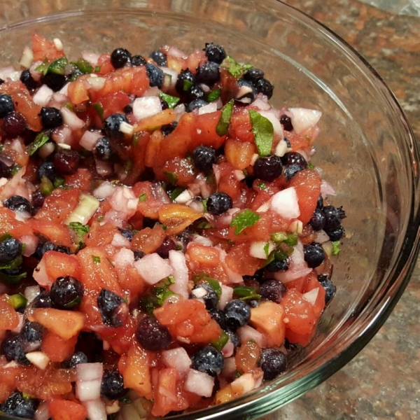 Maine Wild Blueberry Salsa