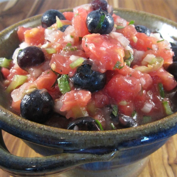 Maine Wild Blueberry Salsa