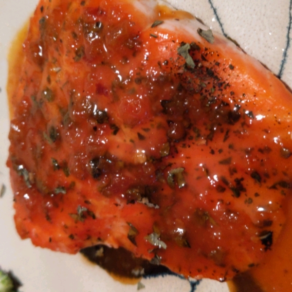 Fast Salmon with a Ginger Glaze